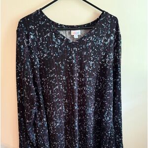 Elizabeth long sleeve tunic top.